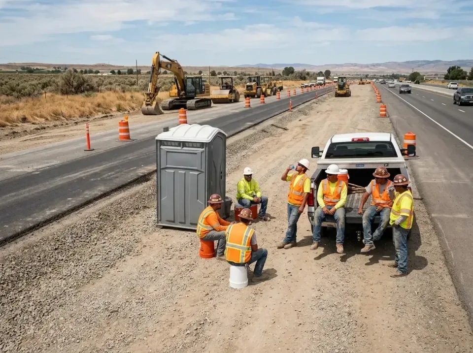 highway-road-construction-crew-007 — frequently asked questions, Porta Potty and Restroom Rentals in Mobile, AL
